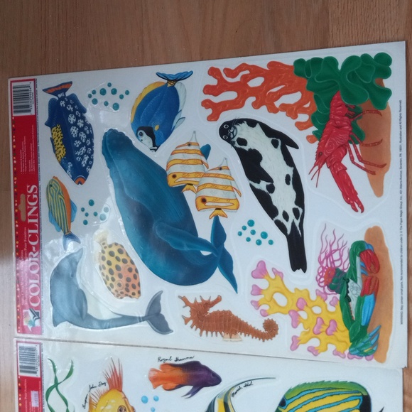 The Paper Magic Group color-clings fish sea window stickers decorations - Picture 3 of 5